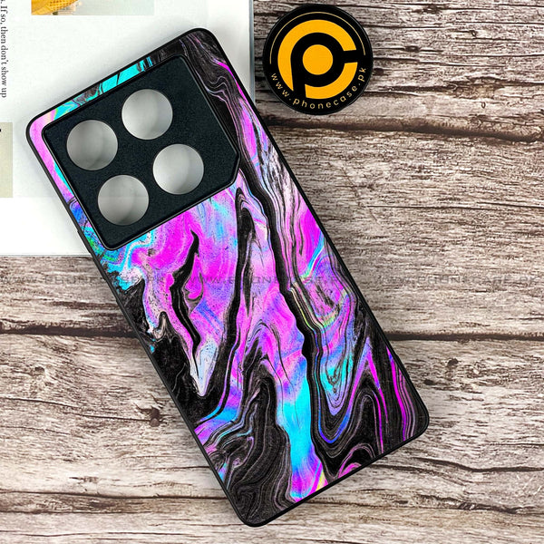 Infinix GT 20 Pro - Cosmic Inferno -  Premium Printed Metal soft Bumper shock Proof Case