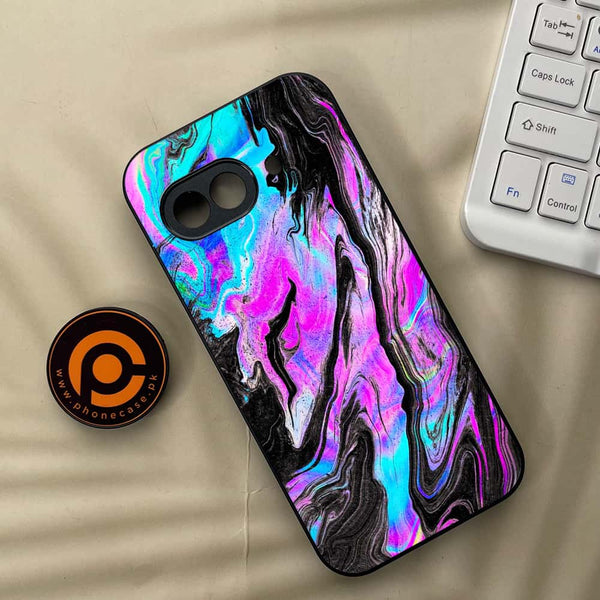 Google Pixel 9a - Cosmic Inferno - Premium Metal Printed soft Bumper Shock Proof Case