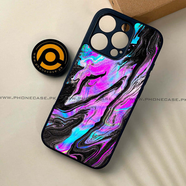 iPhone 16 Pro - Cosmic Inferno - Premium Printed Glass soft Bumper shock Proof Case