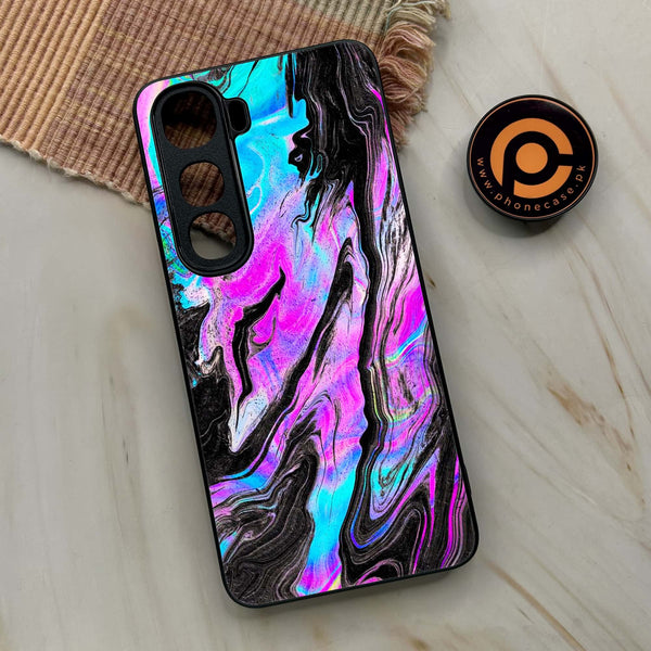 Vivo Y400 - Cosmic Inferno - Premium Metal Printed soft Bumper shock Proof Case