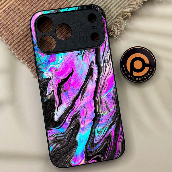 iPhone 17 Pro Max - Cosmic Inferno - Premium Metal Printed soft Bumper shock Proof Case