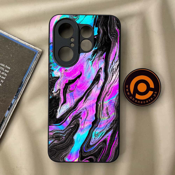 Vivo X200 FE - Cosmic Inferno - Premium Metal Printed soft Bumper Shock Proof Case