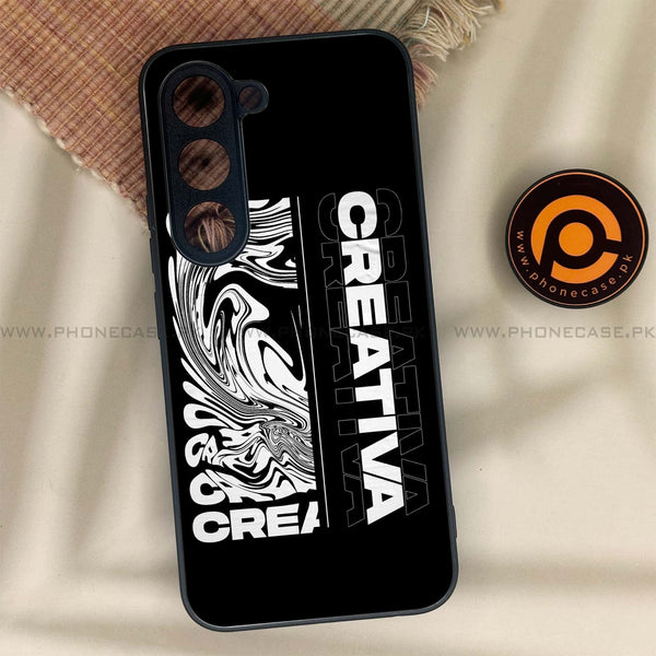 Tecno Spark 40 Pro - Creative - Premium Metal Printed soft Bumper shock Proof Case