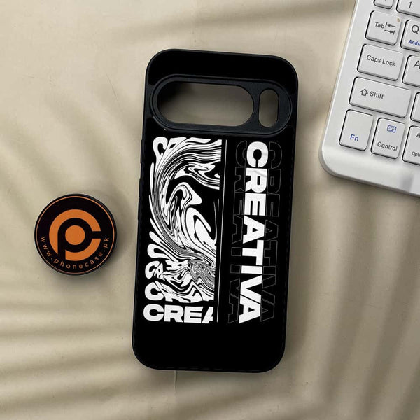 Google Pixel 10 Pro  - Creative - Premium Metal Printed soft Bumper Shock Proof Case