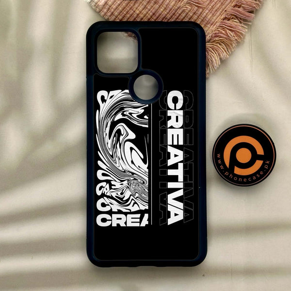 Google Pixel 4a 5G - Creative - Premium Metal Printed Soft Bumper Shock Proof Case