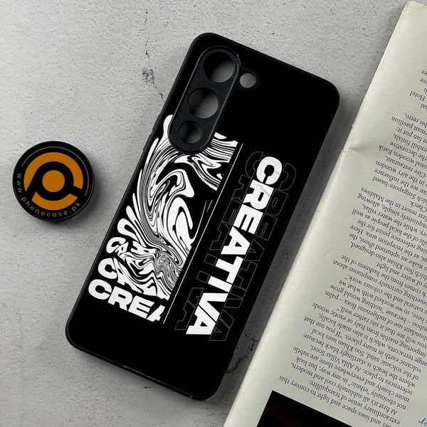 Vivo Y04 - Creative - Premium Metal Printed soft Bumper shock Proof Case