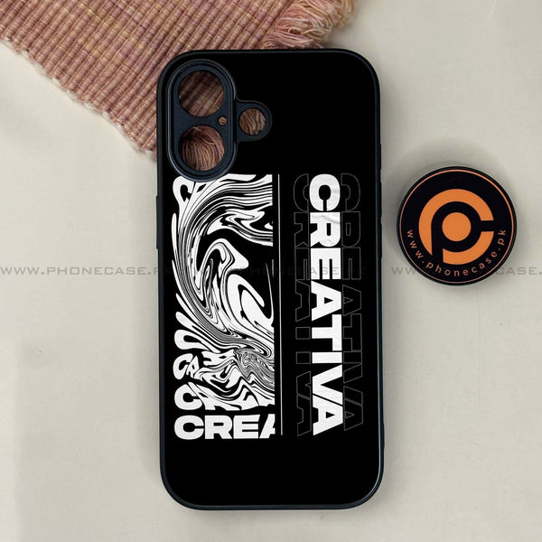 iPhone 17 - Creative - Premium Metal Printed soft Bumper shock Proof Case