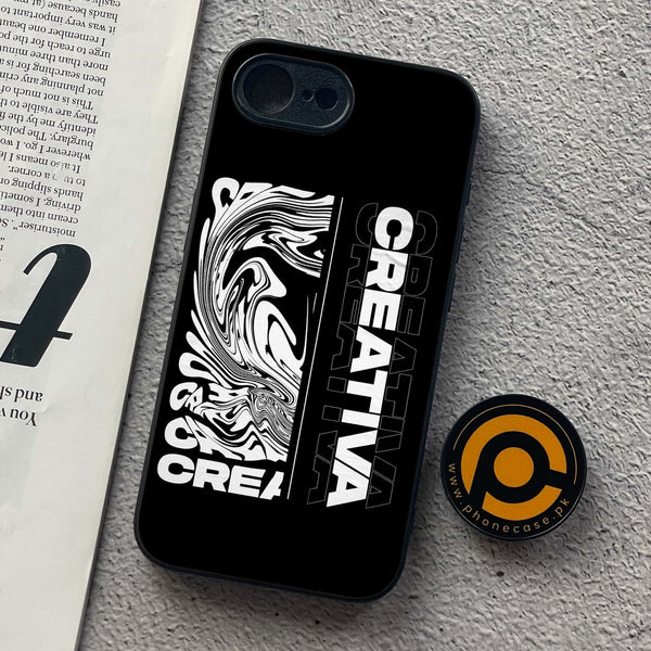 iPhone 16e - Creative - Premium Metal  Printed soft Bumper shock Proof Case