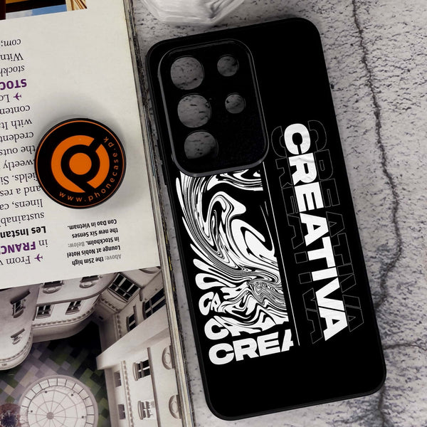 Vivo Y29 4G - Creative - Premium Metal Printed soft Bumper Shock Proof Case