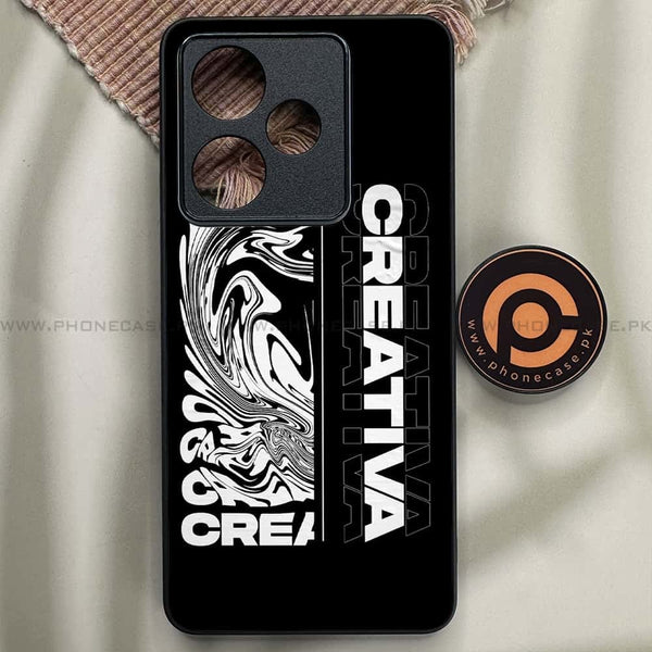 Realme GT 7 - Creative - Premium Metal Printed soft Bumper shock Proof Case