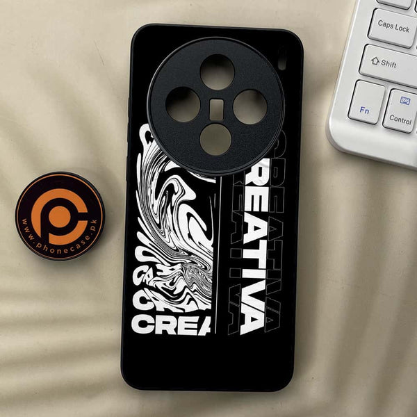 Vivo X200 - Creative - Premium Metal  Printed soft Bumper shock Proof Case