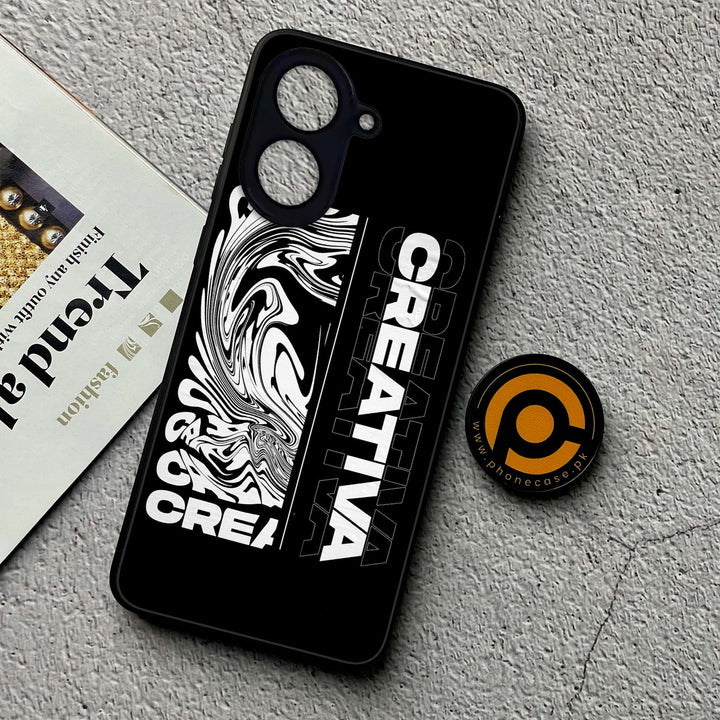 Xiaomi Redmi A5 - Creative - Premium Printed Metal soft Bumper Shock Proof Case
