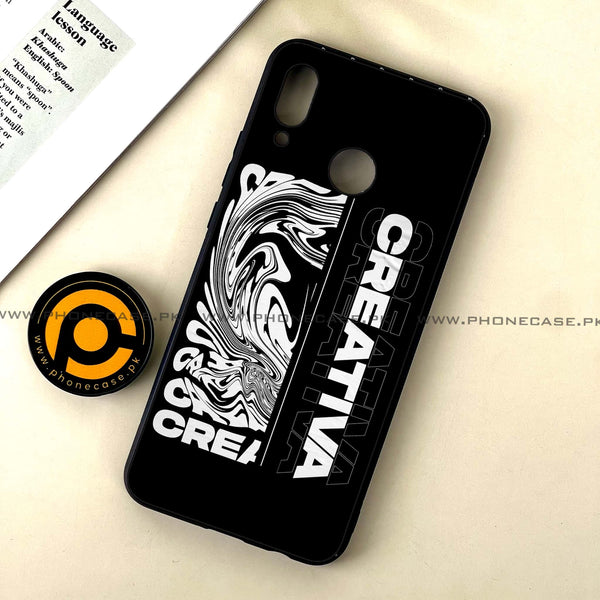 Huawei Nova 3 - Creative - Premium Printed Glass soft Bumper Shock Proof Case