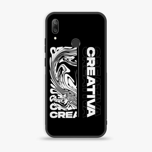 Huawei Y7 Prime (2019) - Creative - Premium Printed Glass soft Bumper shock Proof Case