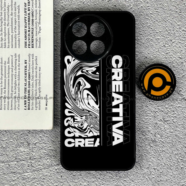 Tecno Spark 30 Pro - Creative - Premium Printed Metal soft Bumper shock Proof Case CS-40341 CS-41492