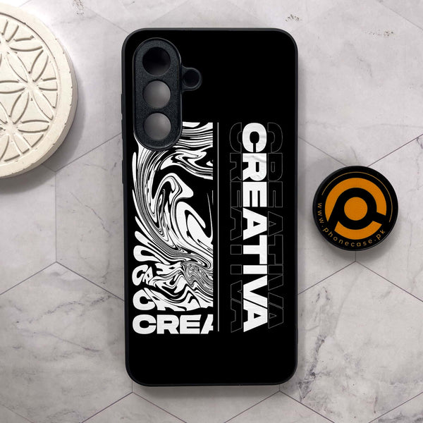 Samsung Galaxy A26 5G - Creative - Premium Metal Printed soft Bumper shock Proof Case