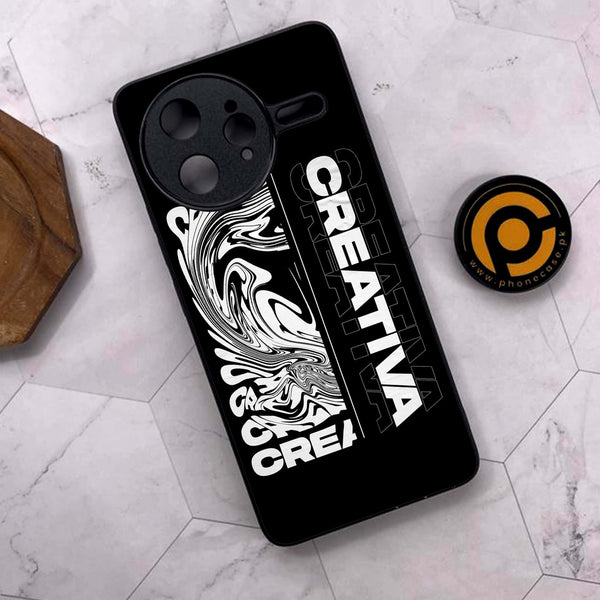 Xiaomi Poco F7 Ultra 5G - Creative - Premium Metal Printed soft Bumper shock Proof Case