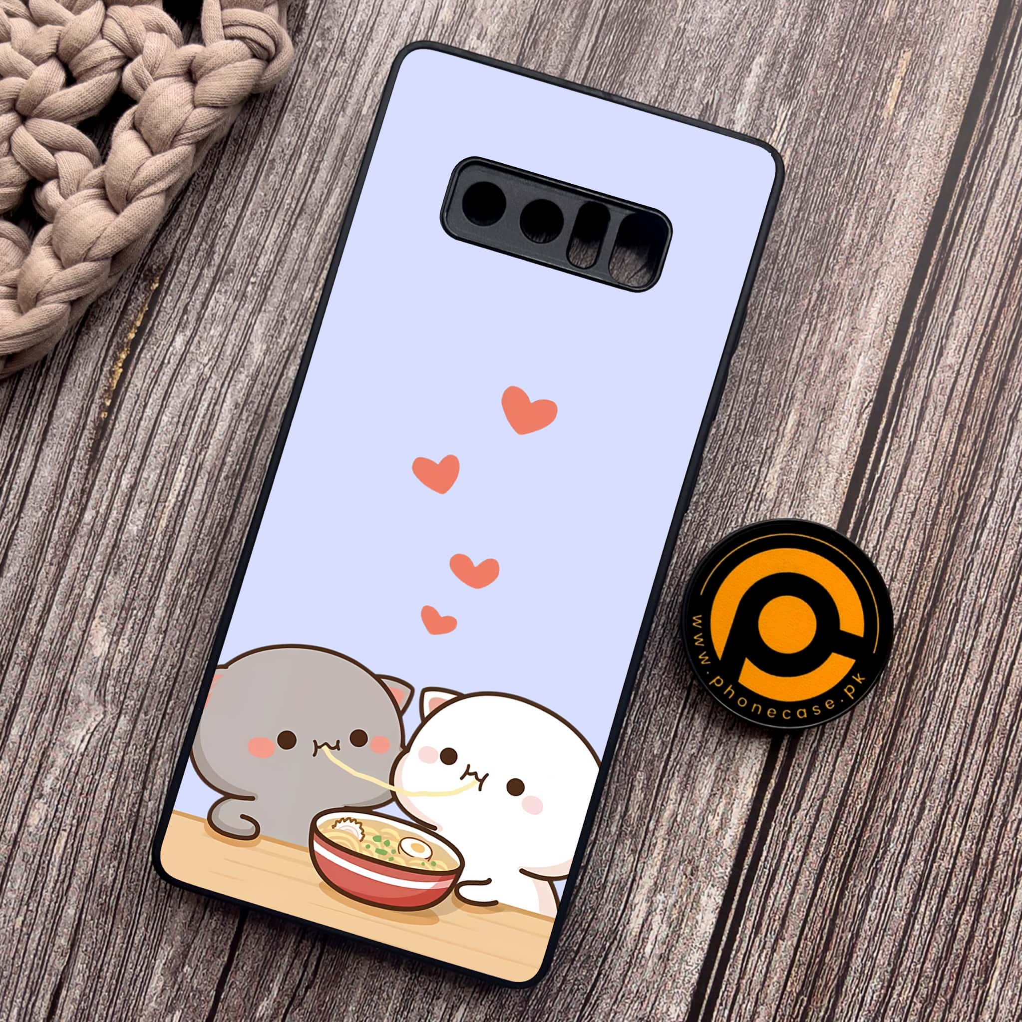 Samsung Galaxy Note 8 - Cute BuBu DuDu Series - Premium Metal Printed soft Bumper shock Proof Case