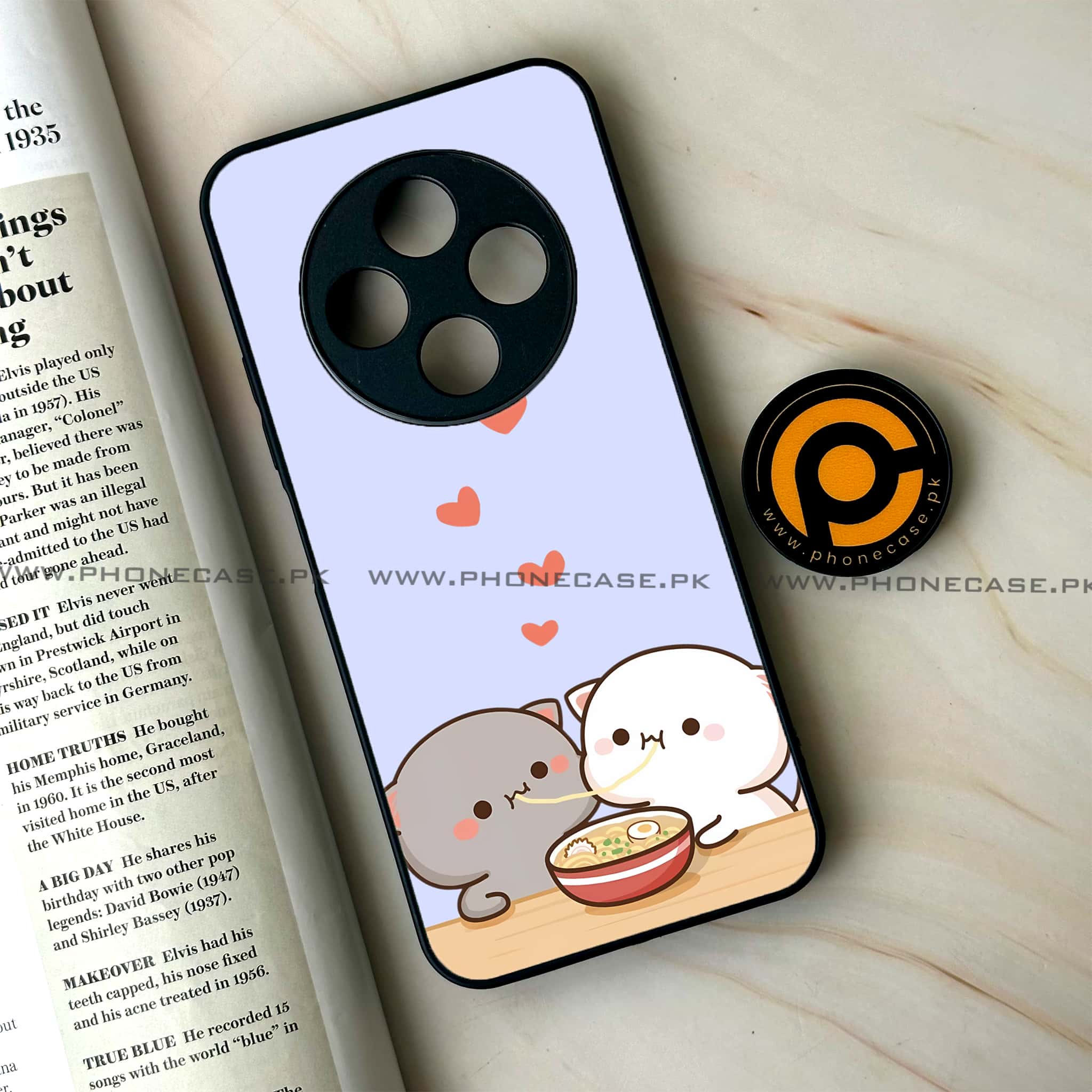 Oppo F27 Pro - Cute BuBu DuDu Series - Premium Metal Printed soft Bumper Shock Proof Case