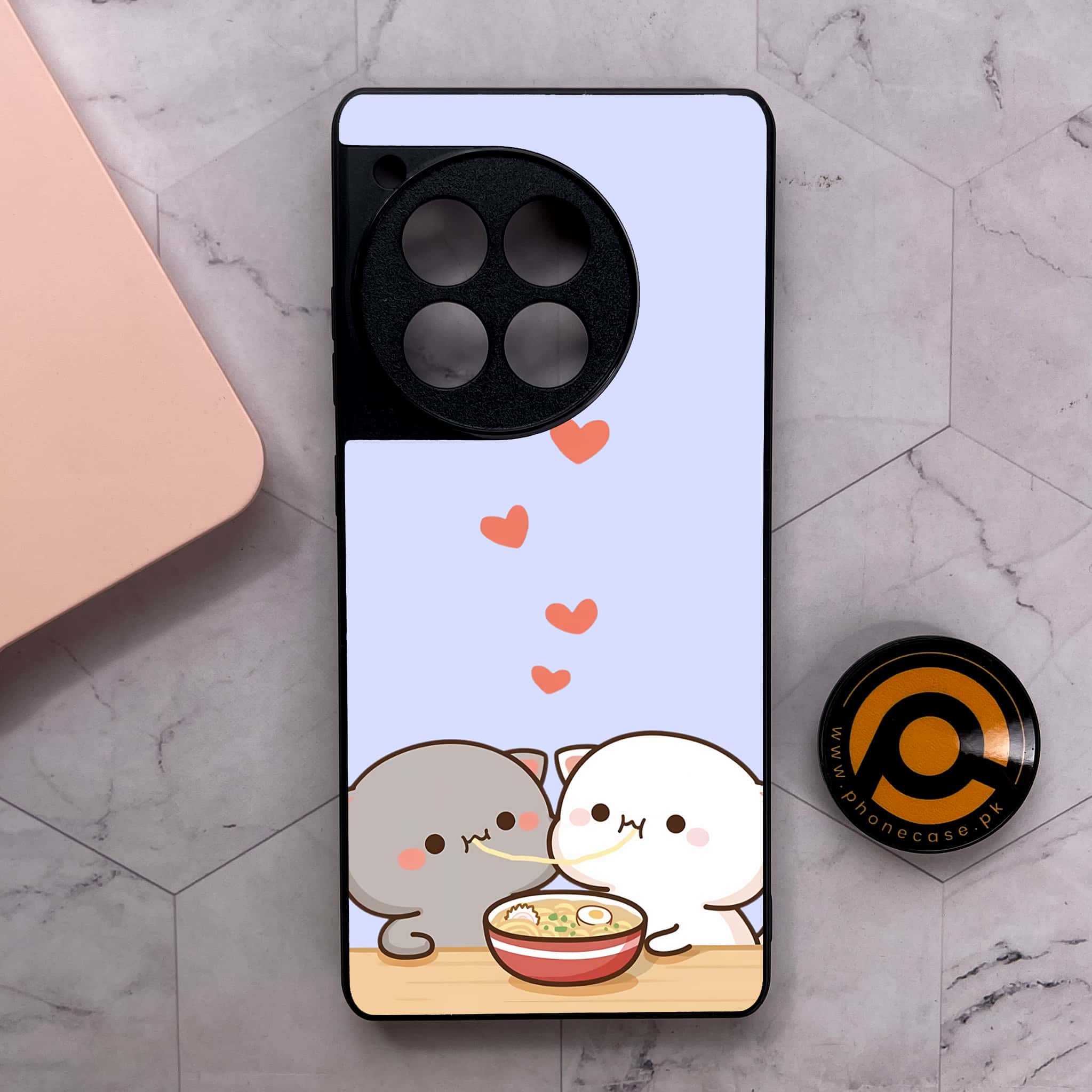 OnePlus 12R - Cute BuBu DuDu Series - Premium Metal Printed soft Bumper shock Proof Case