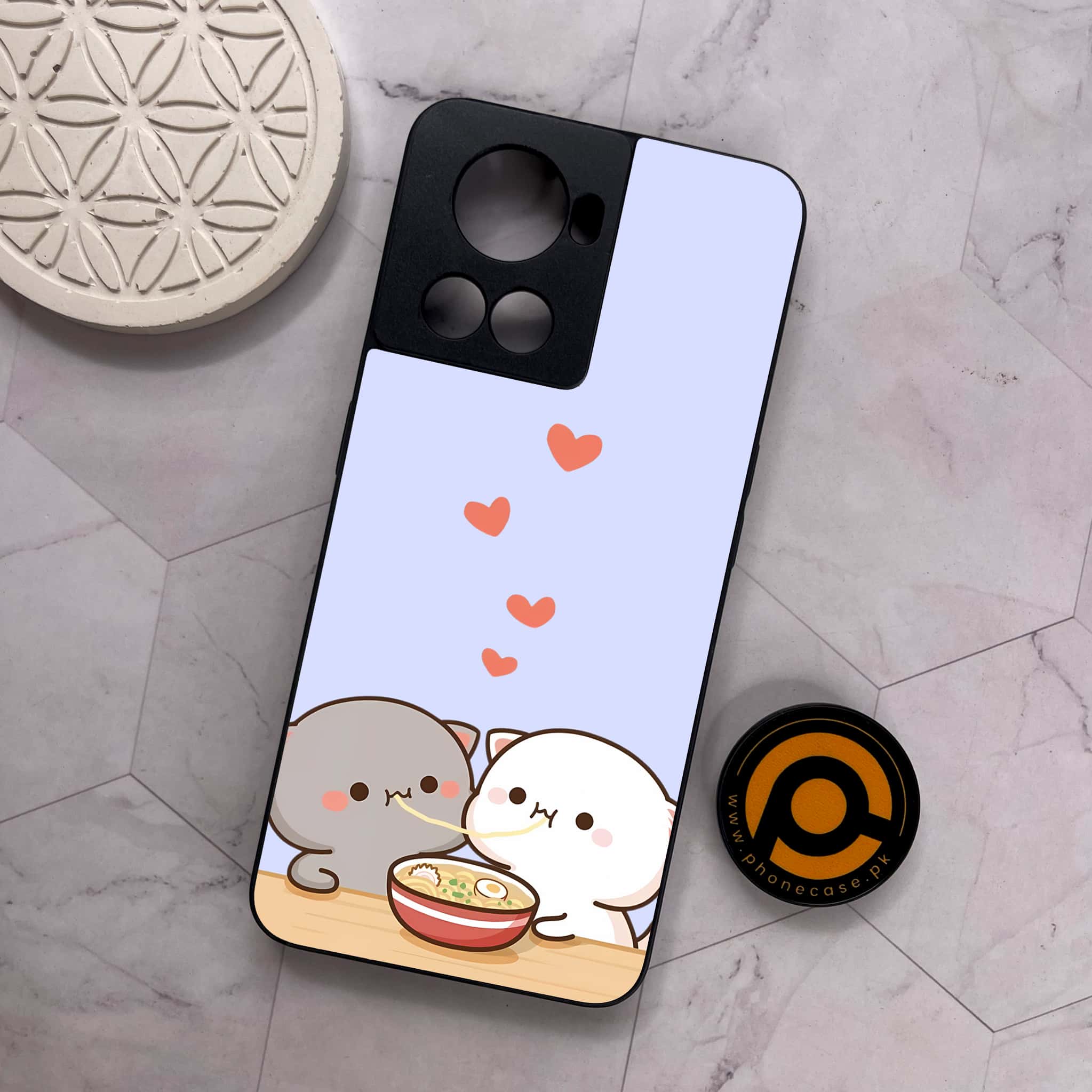 OnePlus 10R - Cute BuBu DuDu - Premium Metal Printed soft Bumper shock Proof Case