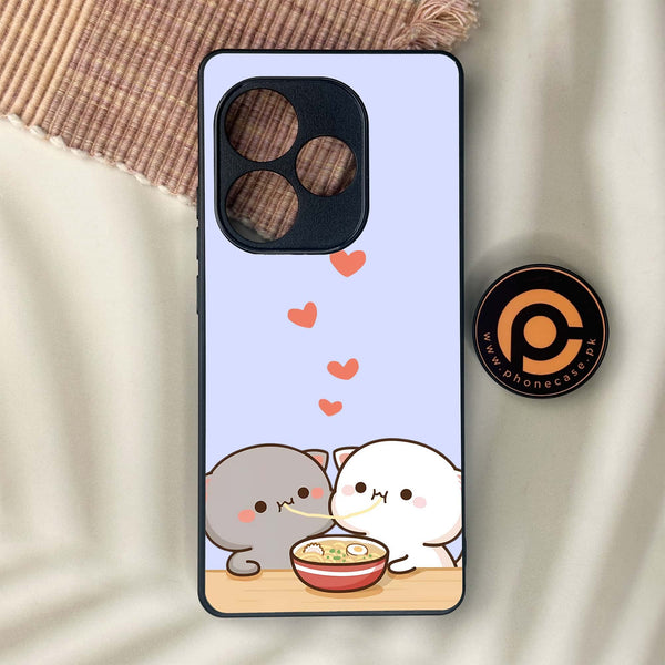 Realme GT 6 - Cute BuBu DuDu Series - Premium Metal Printed soft Bumper shock Proof Case