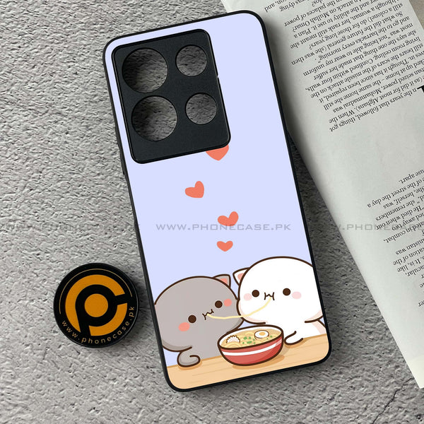 Infinix Note 30 - Cute BuBu DuDu Design 10  - Premium Printed Glass soft Bumper shock Proof Case  CS-34965