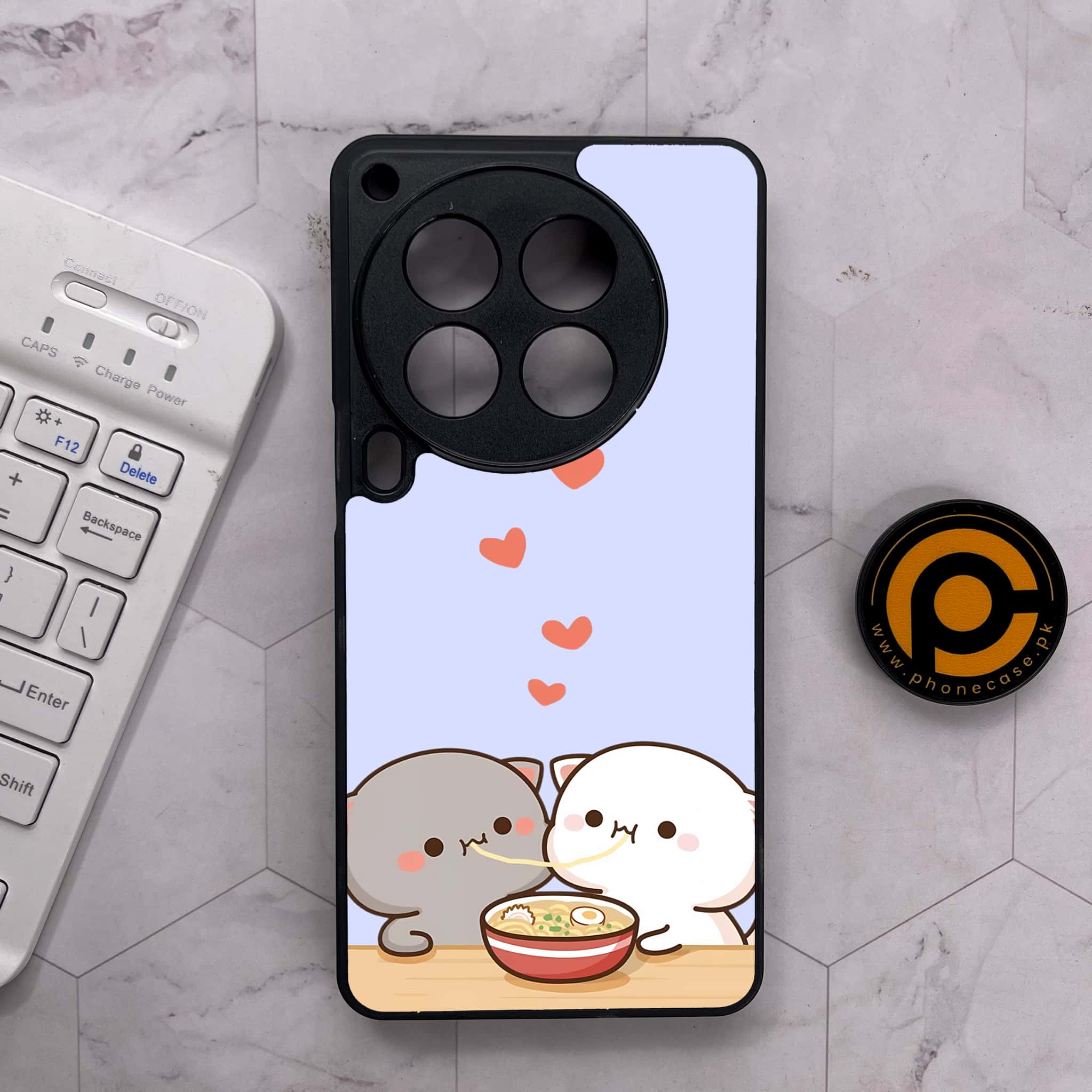 Tecno Camon 30 Premier - Cute BuBu DuDu Series - Premium Metal Printed soft Bumper shock Proof Case
