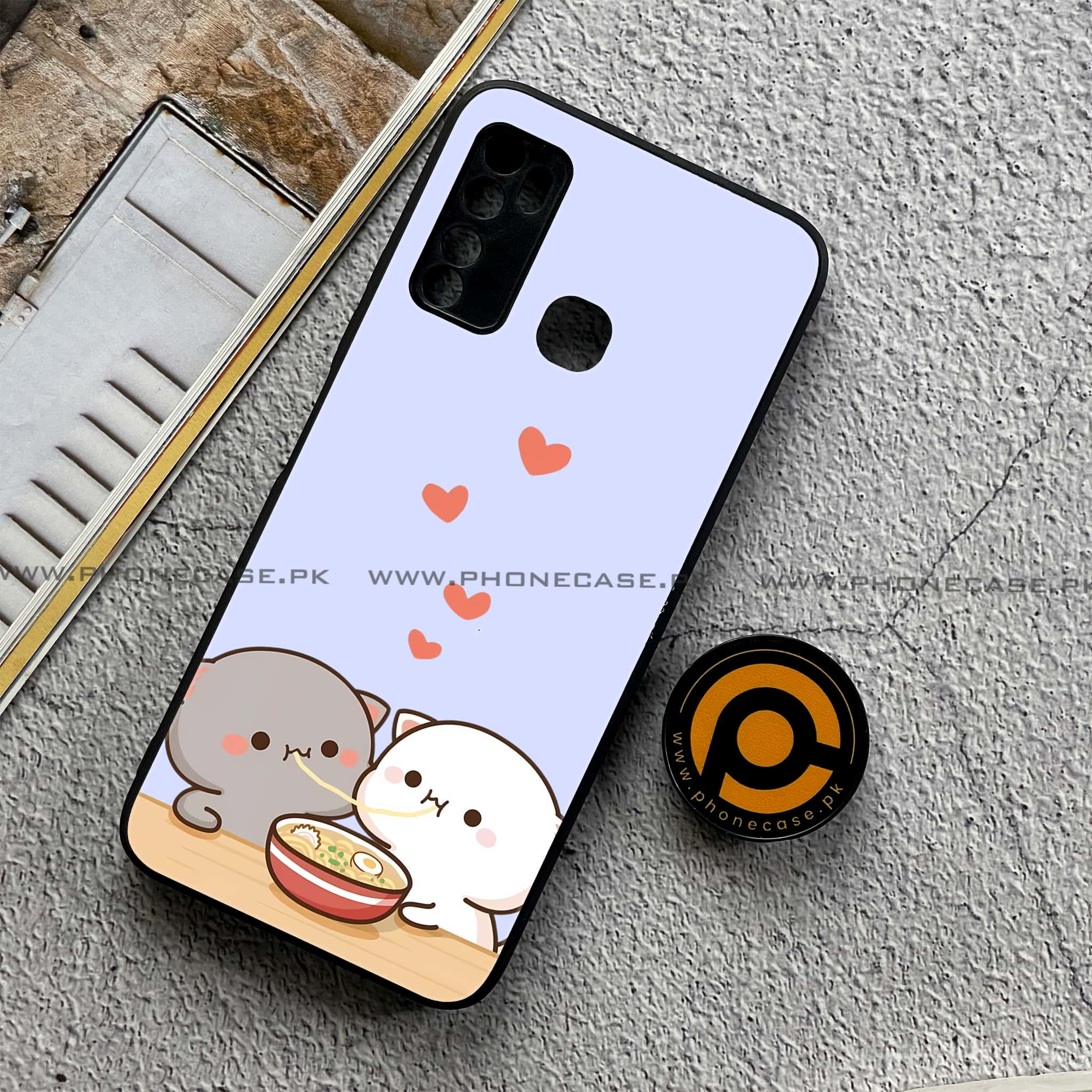 Infinix Note 7 Lite - Cute BuBu DuDu - Premium Printed Metal soft Bumper shock Proof Case