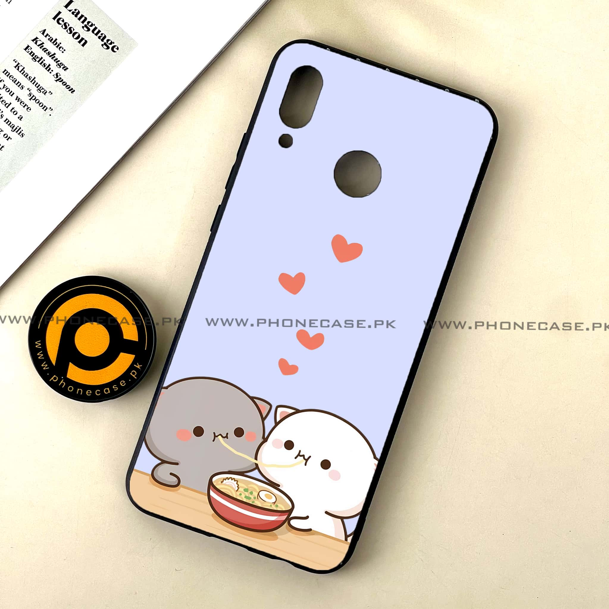 Huawei Nova 3 - Cute BuBu DuDu Series - Premium Printed Glass soft Bumper shock Proof Case