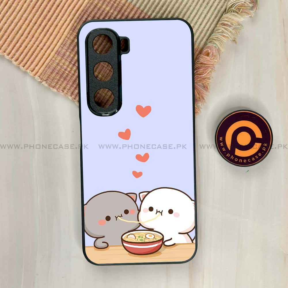 Infinix Hot 60i - Cute BuBu DuDu Series - Premium Metal Printed soft Bumper shock Proof Case