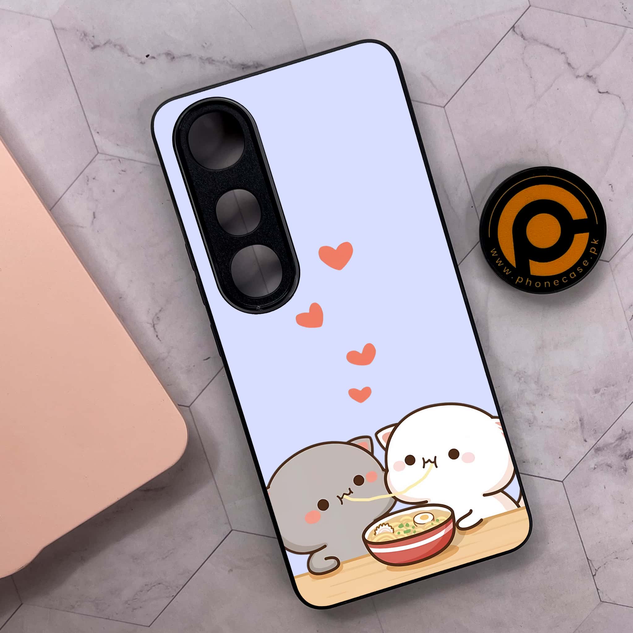 Vivo V50 Lite - Cute BuBu DuDu Series - Premium Metal Printed soft Bumper shock Proof Case