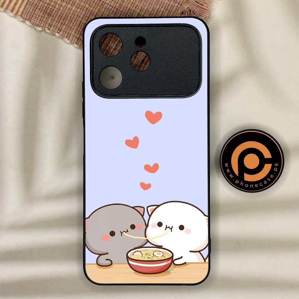 Tecno Spark 40 - Cute BuBu DuDu Series - Premium Metal Printed soft Bumper shock Proof Case