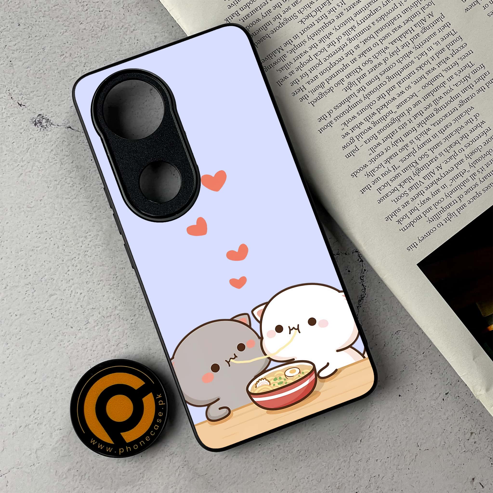 Vivo V50 - Cute BuBu DuDu - Premium Metal Printed Soft Bumper Shockproof Case