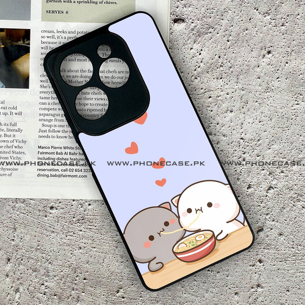Tecno Spark 20 Pro - Cute BuBu DuDu Design 10 - Premium Printed Glass soft Bumper shock Proof Case CS-39820