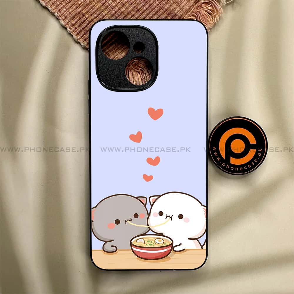 Tecno Spark 40C - Cute BuBu DuDu Series - Premium Metal Printed soft Bumper shock Proof Case