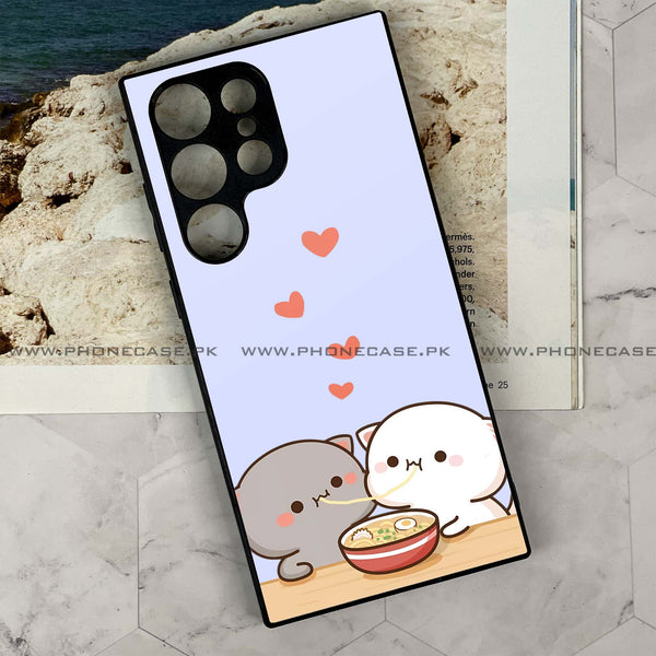 Samsung Galaxy S21 Ultra - Cute BuBu DuDu Design 10 - Premium Metal Printed soft Bumper shock Proof Case CS-42473