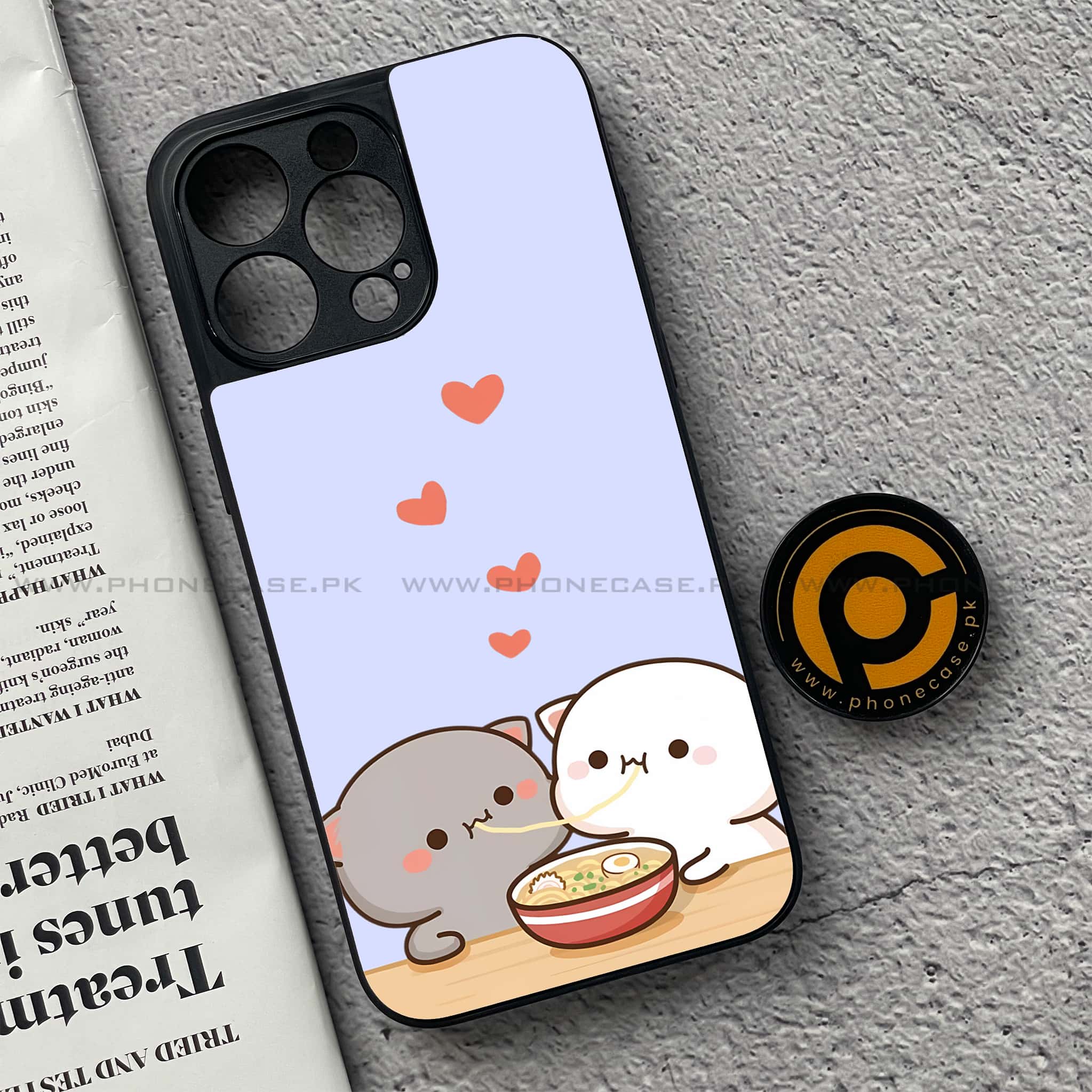 iPhone 15 Pro - Cute BuBu DuDu Series - Premium Metal Printed soft Bumper shock Proof Case