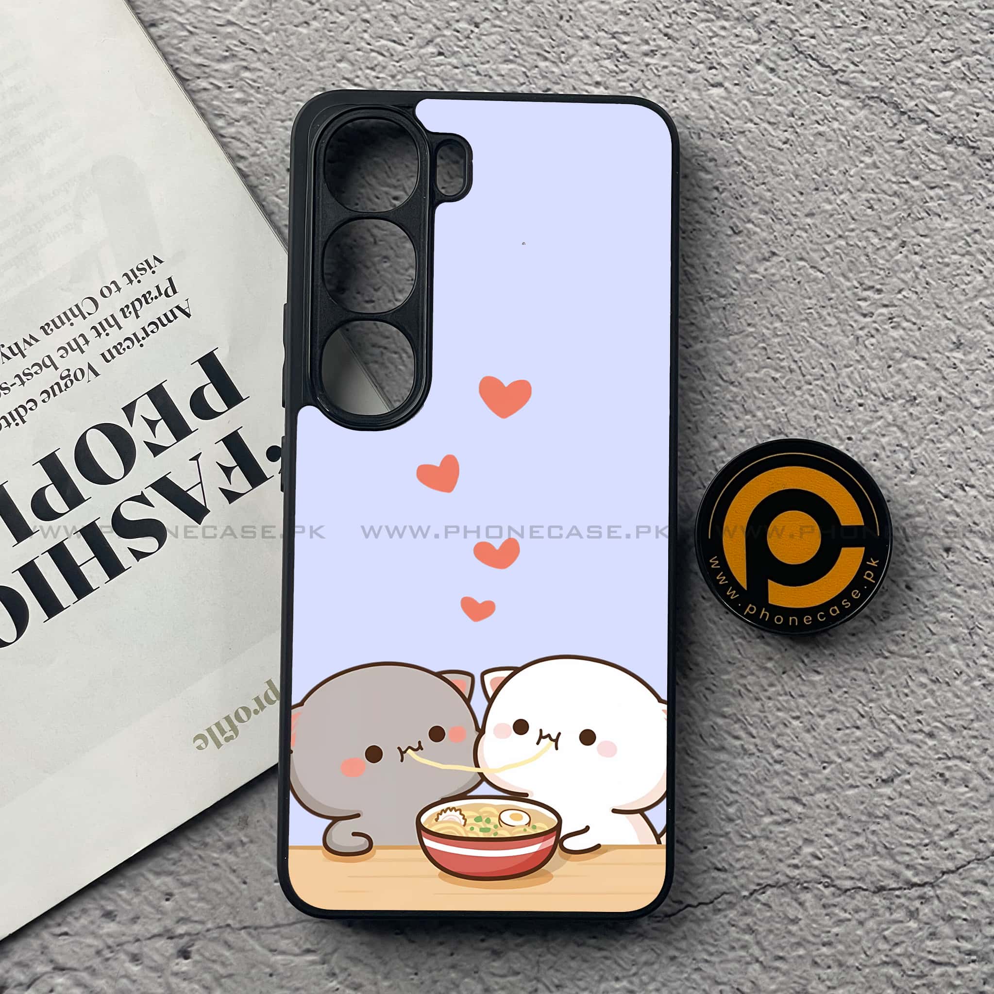 Vivo V40 Lite (IDN) - Cute BuBu DuDu Series - Premium Metal Printed soft Bumper Shock Proof Case
