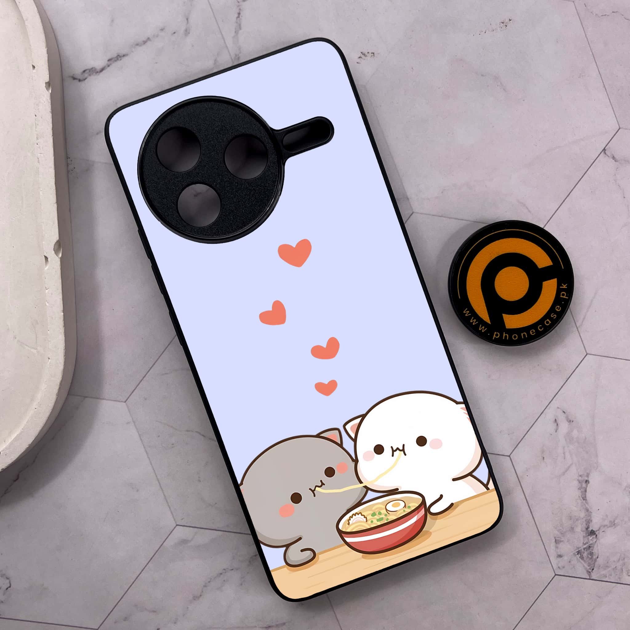 Xiaomi Poco F7 Pro 5G - Cute BuBu DuDu Series - Premium Metal Printed soft Bumper shock Proof Case