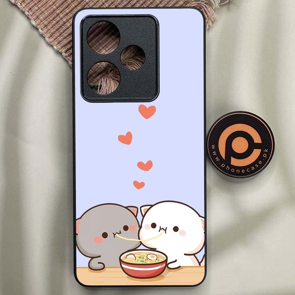 Realme GT 7 - Cute BuBu DuDu Series - Premium Metal Printed soft Bumper shock Proof Case