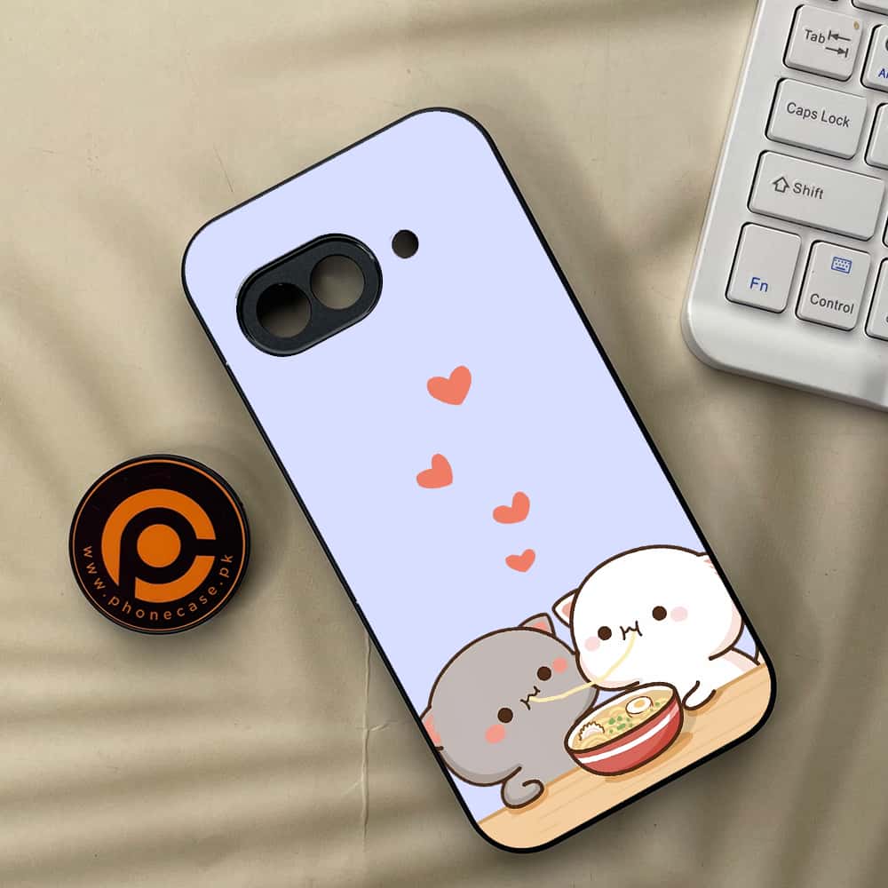 Google Pixel 9a - Cute BuBu DuDu Series - Premium Metal Printed soft Bumper Shock Proof Case
