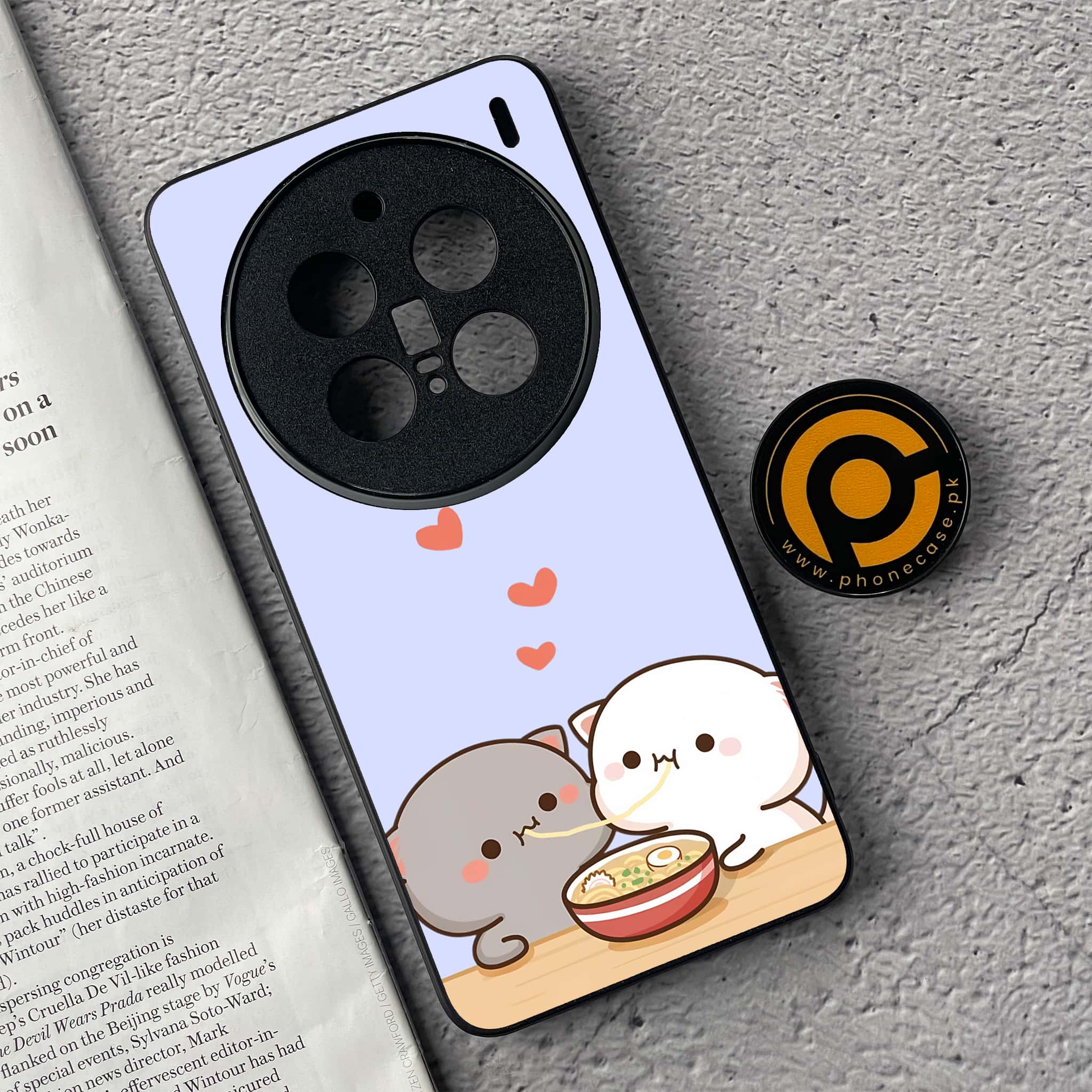 Vivo X200 Pro - Cute BuBu DuDu Series - Premium Metal  Printed soft Bumper shock Proof Case