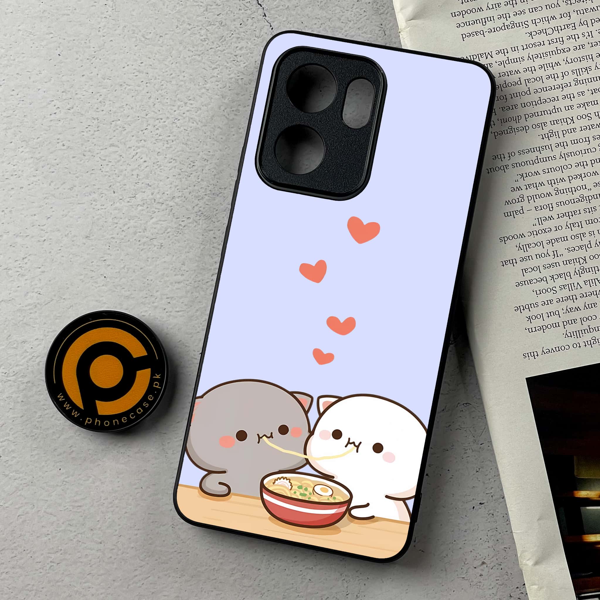 Oppo Reno 13F - Cute BuBu DuDu Series - Premium Metal Printed Soft Bumper Shockproof Case