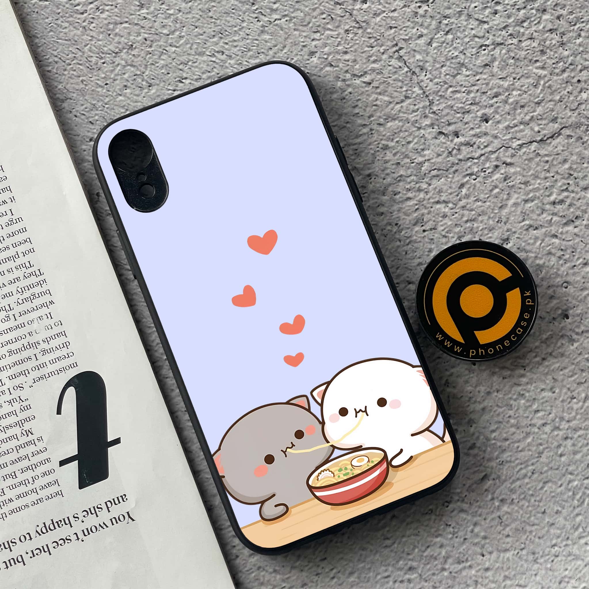iPhone XR - Cute BuBu DuDu Series - Premium Metal  Printed soft Bumper shock Proof Case