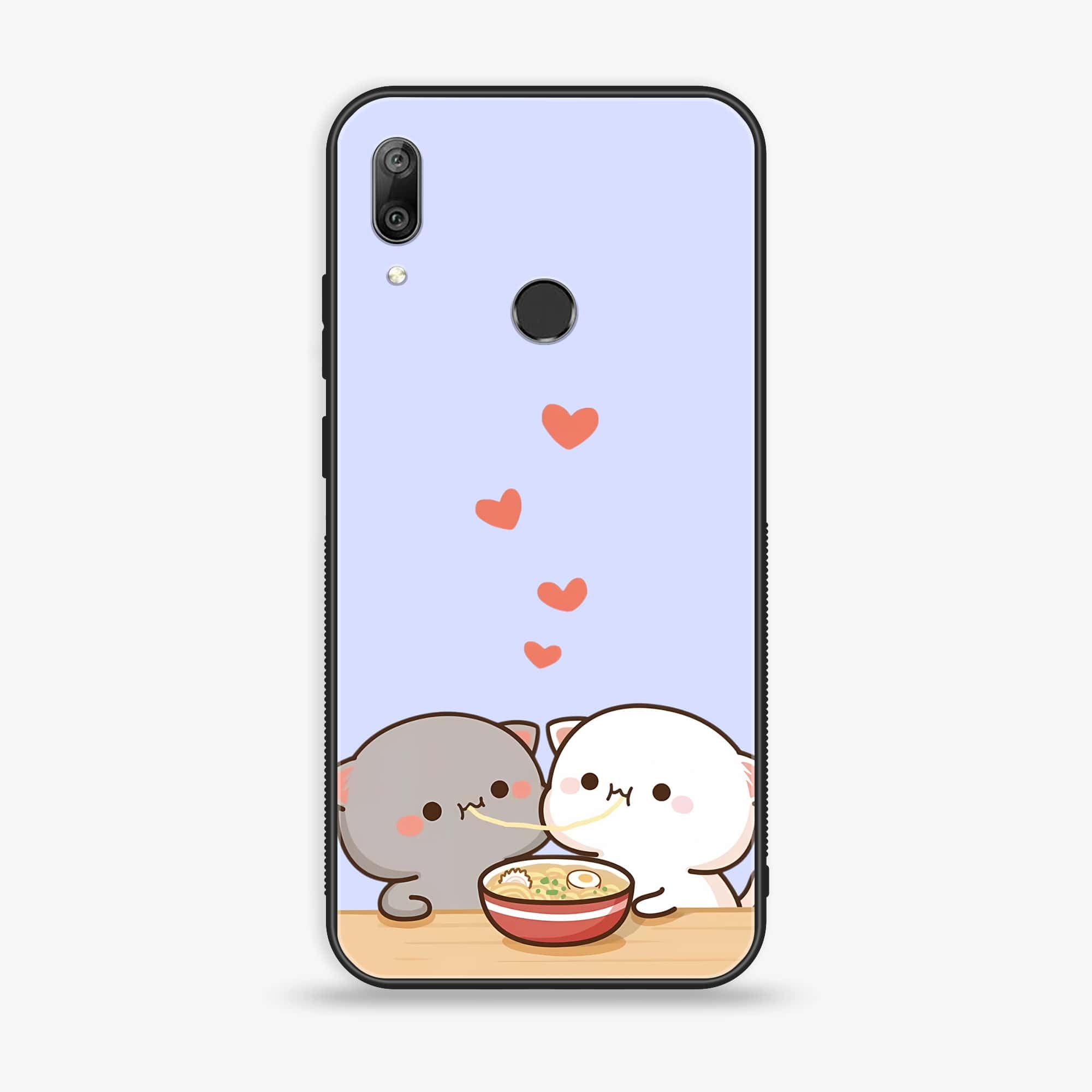 Huawei Y7 Prime (2019) - Cute BuBu DuDu - Premium Printed Glass soft Bumper shock Proof Case