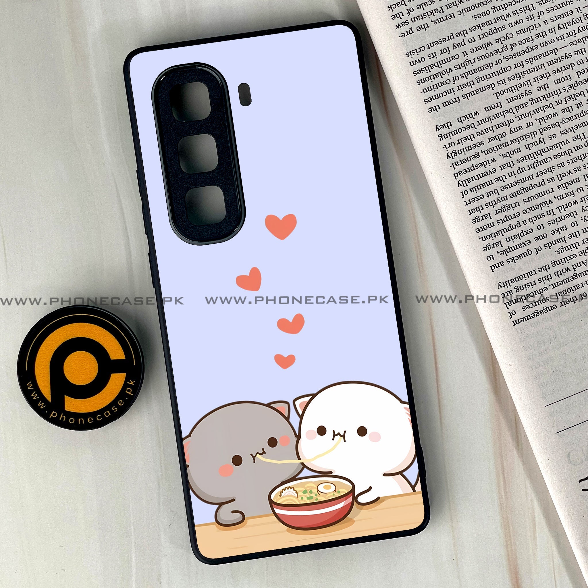 Infinix Hot 60 Pro Plus - Cute BuBu DuDu Series - Premium Metal Printed soft Bumper shock Proof Case