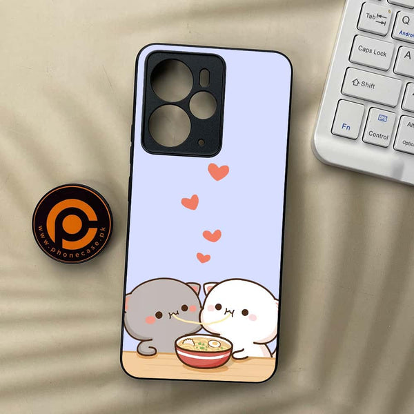 Realme 14T 5G - Cute BuBu DuDu Series - Premium Metal Printed soft Bumper Shock Proof Case