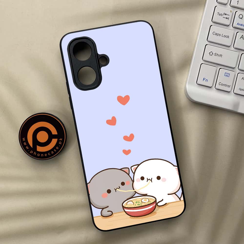 Tecno Spark Go 2 - Cute BuBu DuDu Series - Premium Metal Printed soft Bumper Shock Proof Case
