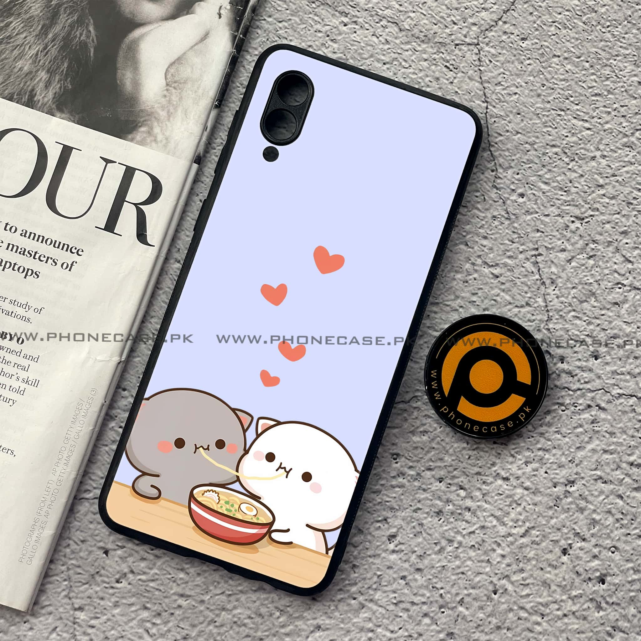 Samsung Galaxy A02 - Cute BuBu DuDu Series - Premium Printed Metal soft Bumper shock Proof Case